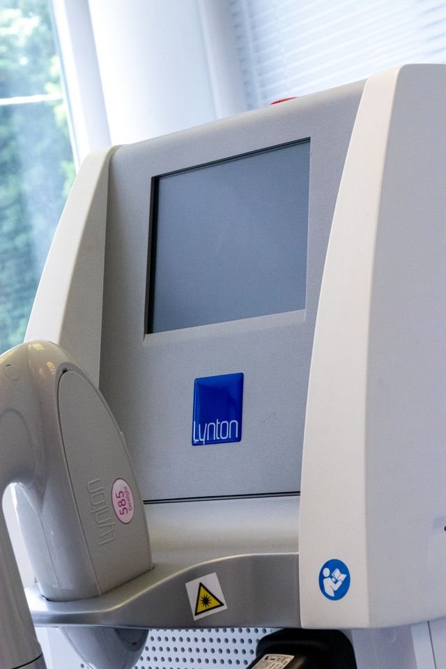 The Lynton laser and light system used at Lumos Skin, Basingstoke